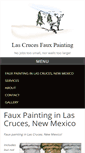 Mobile Screenshot of lascrucesfauxpainting.com
